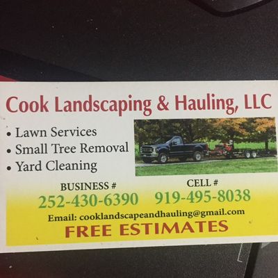 Avatar for Cook Landscaping & Hauling