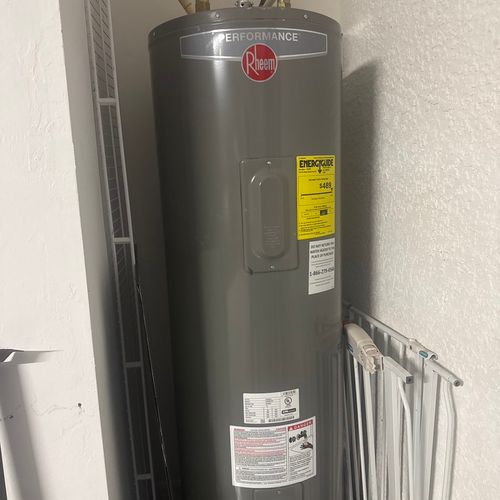 I had my hot water heater go out on me a few days 