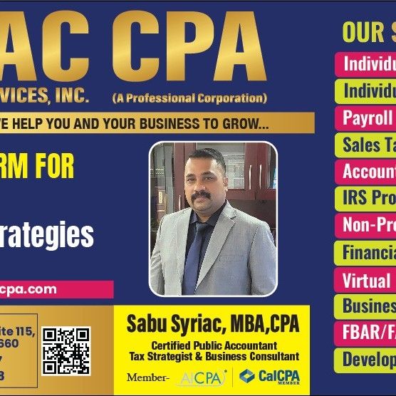 Sabu Syriac CPA,MBA