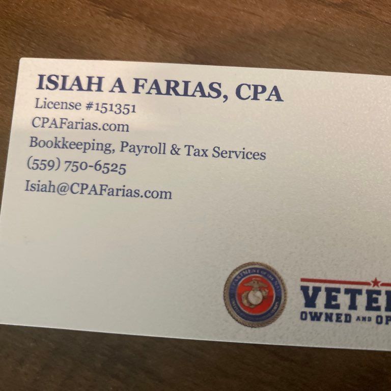 Isiah A Farias, CPA