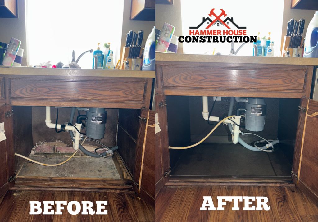 $500 Cabinet re-skin repair in FWTX