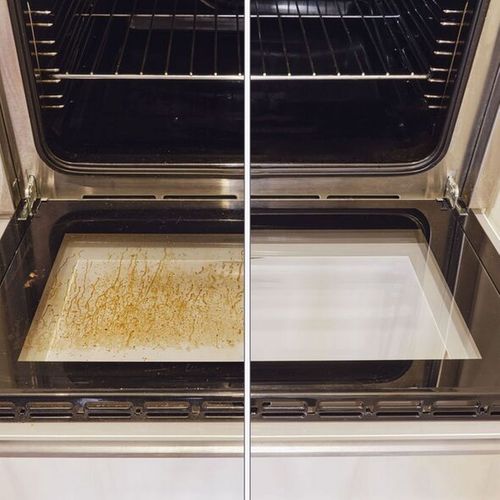 before and after oven