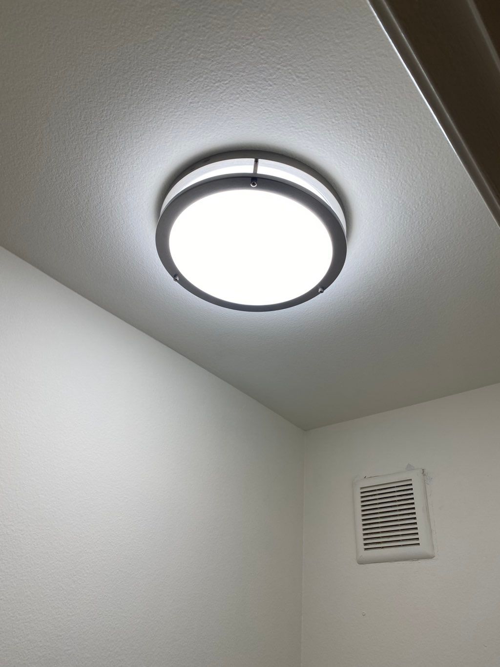 Ceiling light installed
