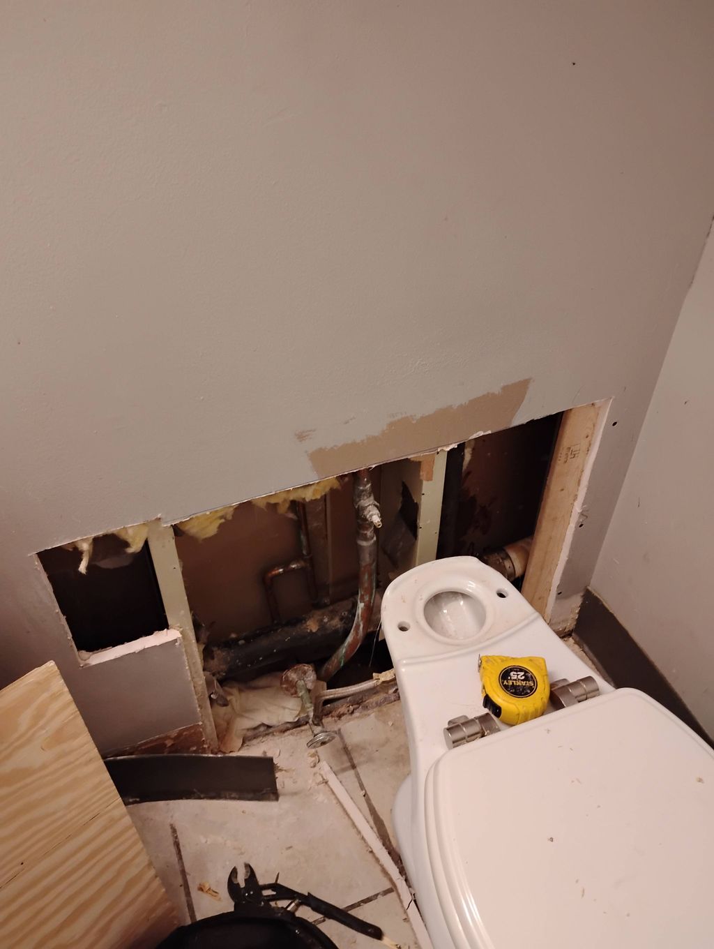 Restroom repair-before