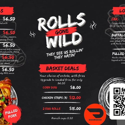 food truck menu