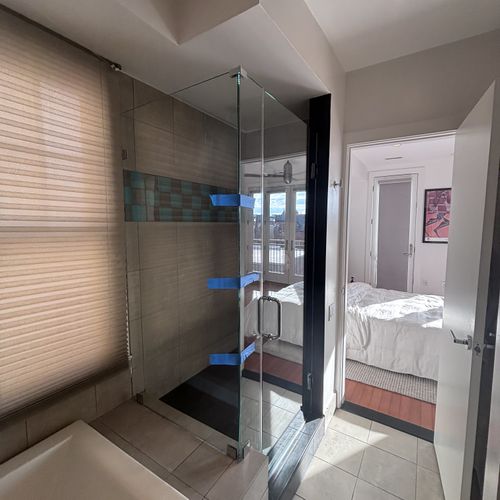 Shower Door Installation