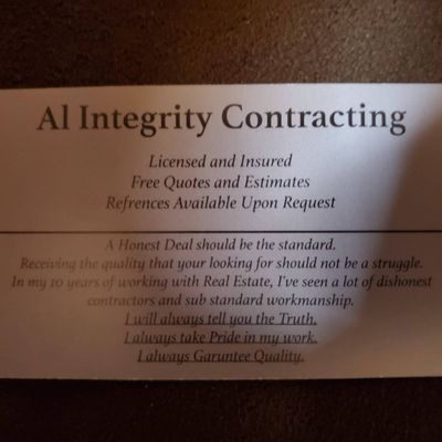 Avatar for A1 INTEGRITY CONTRACTING LLC