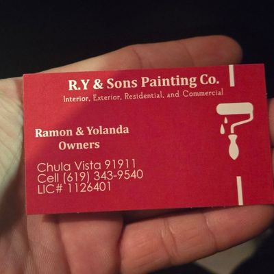 Avatar for R.Y. &SON'S PAINTING CO