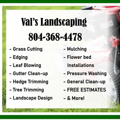 Avatar for Val’s Landscaping