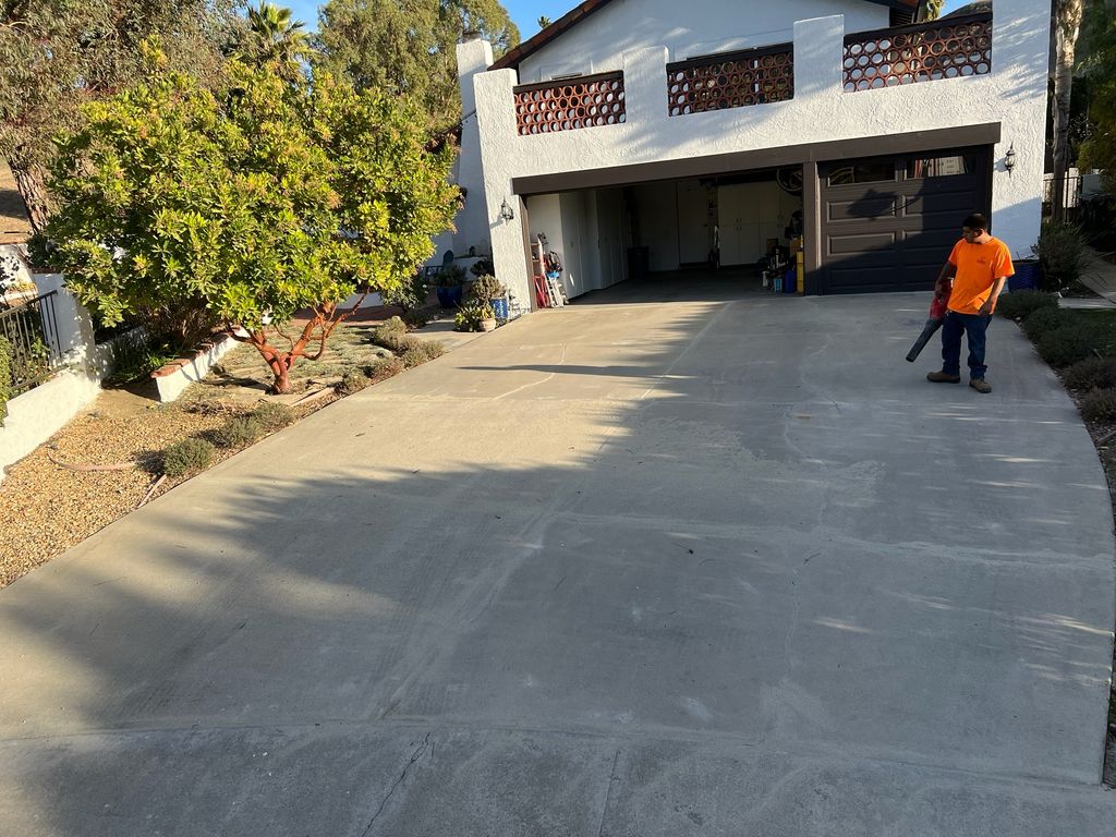 After concrete lifting and applying crack and join