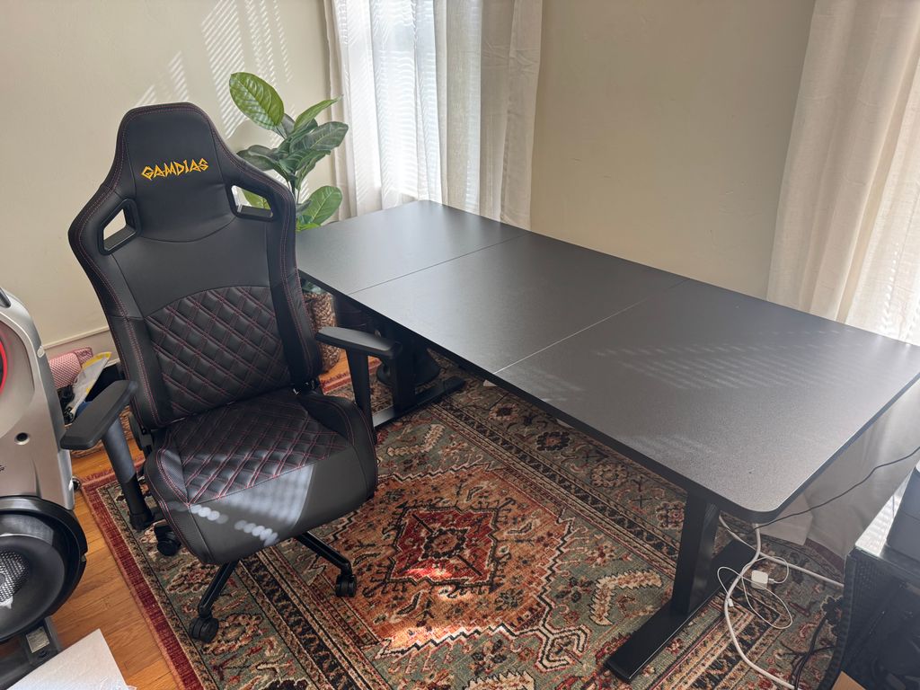 Electric Desk and Gaming Chair