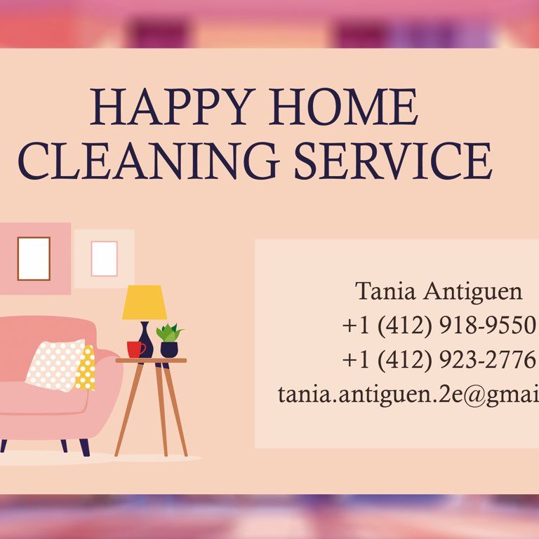 Happy home cleaning service