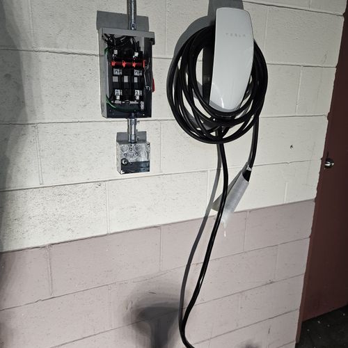 EV charger installation