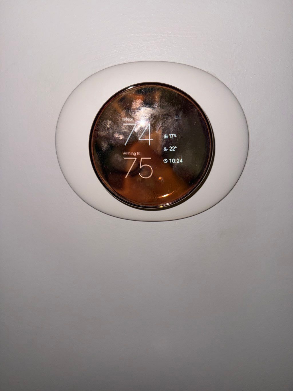 Replaced three old thermostats with the nest advan