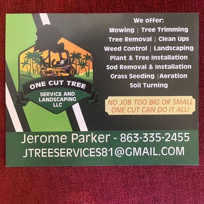 Avatar for One Cut Tree service & Landscaping LLC