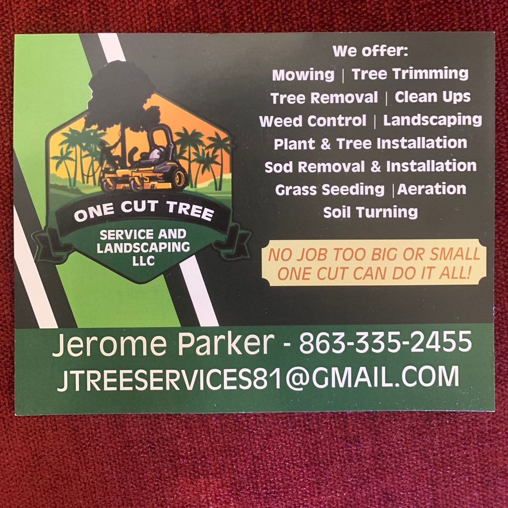 One Cut Tree service & Landscaping LLC