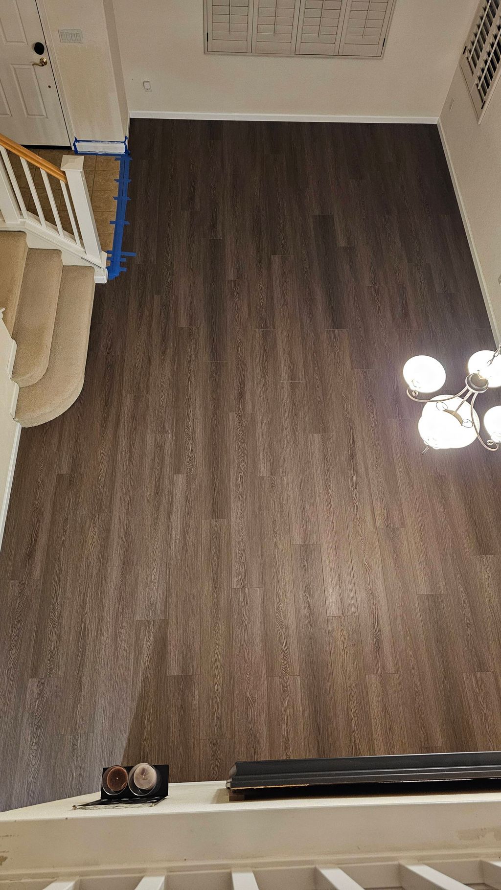 William did an excellent job installing new floors