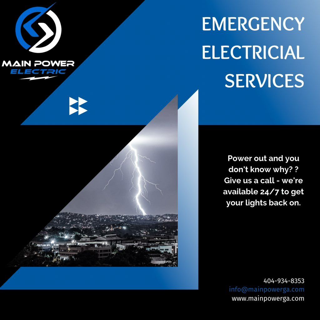 Emergency electrical services available 24/7—call 