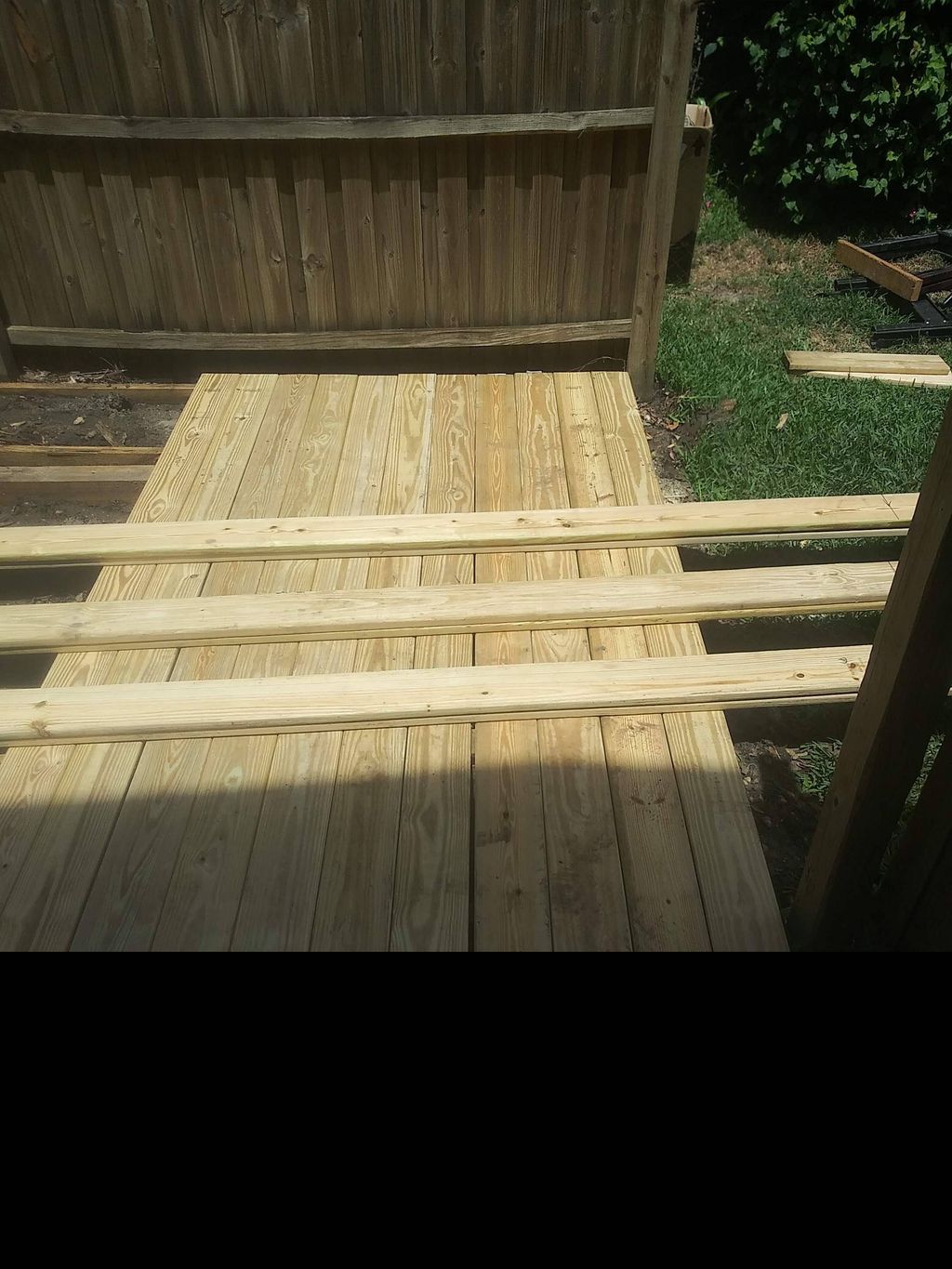 deck building in progress