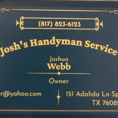 Avatar for Josh's Handyman Services