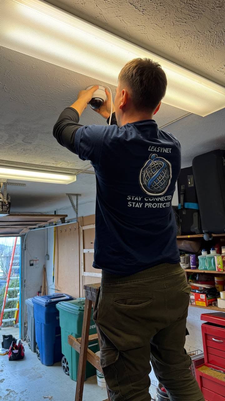 I’m installing a 360° security camera in a residen
