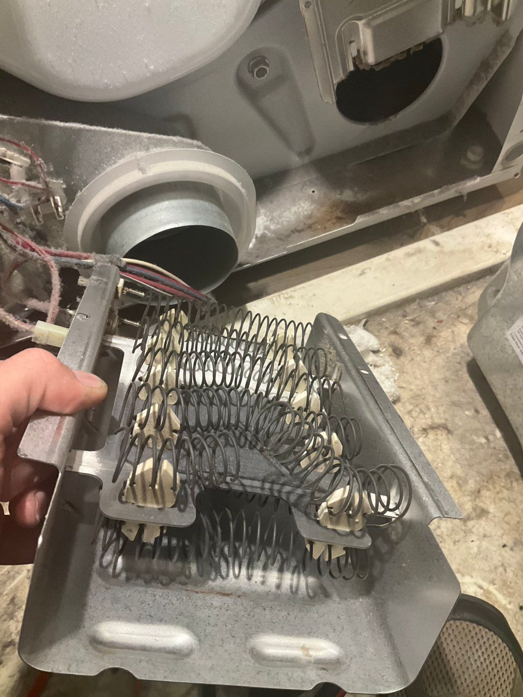 Dryer heating element replacement 