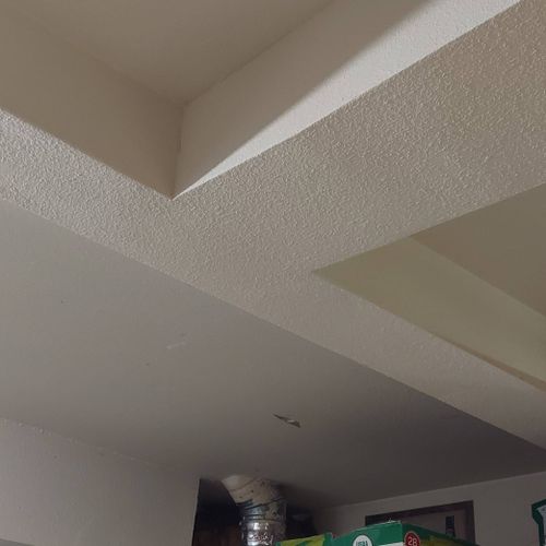 drywall garage beam repair after