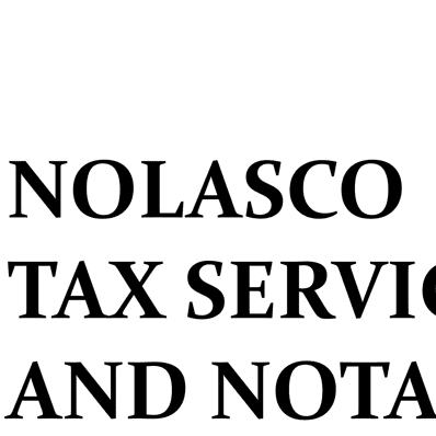 Avatar for NOLASCO TAX SERVICES