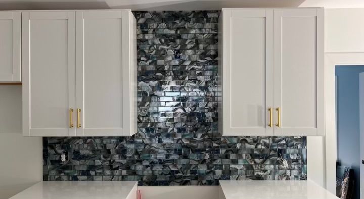 Another backsplash done at an excellent price!