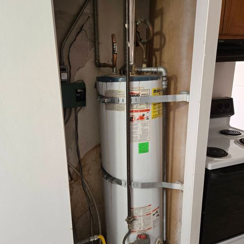 this water heater needed to go.