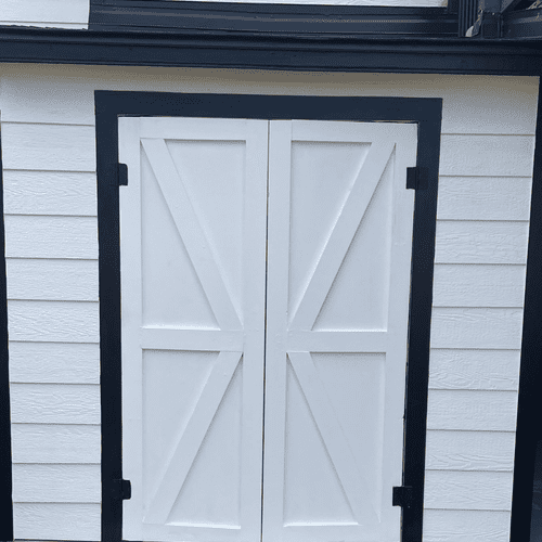 Beautiful new doors and fresh paint.