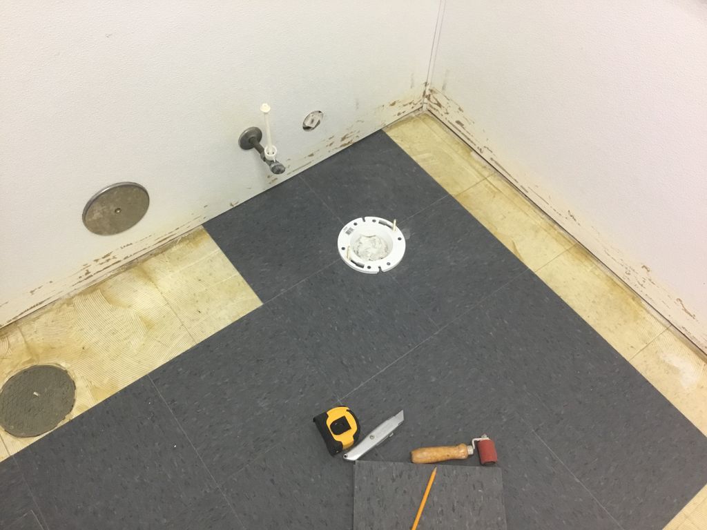 Install new flooring & toilet