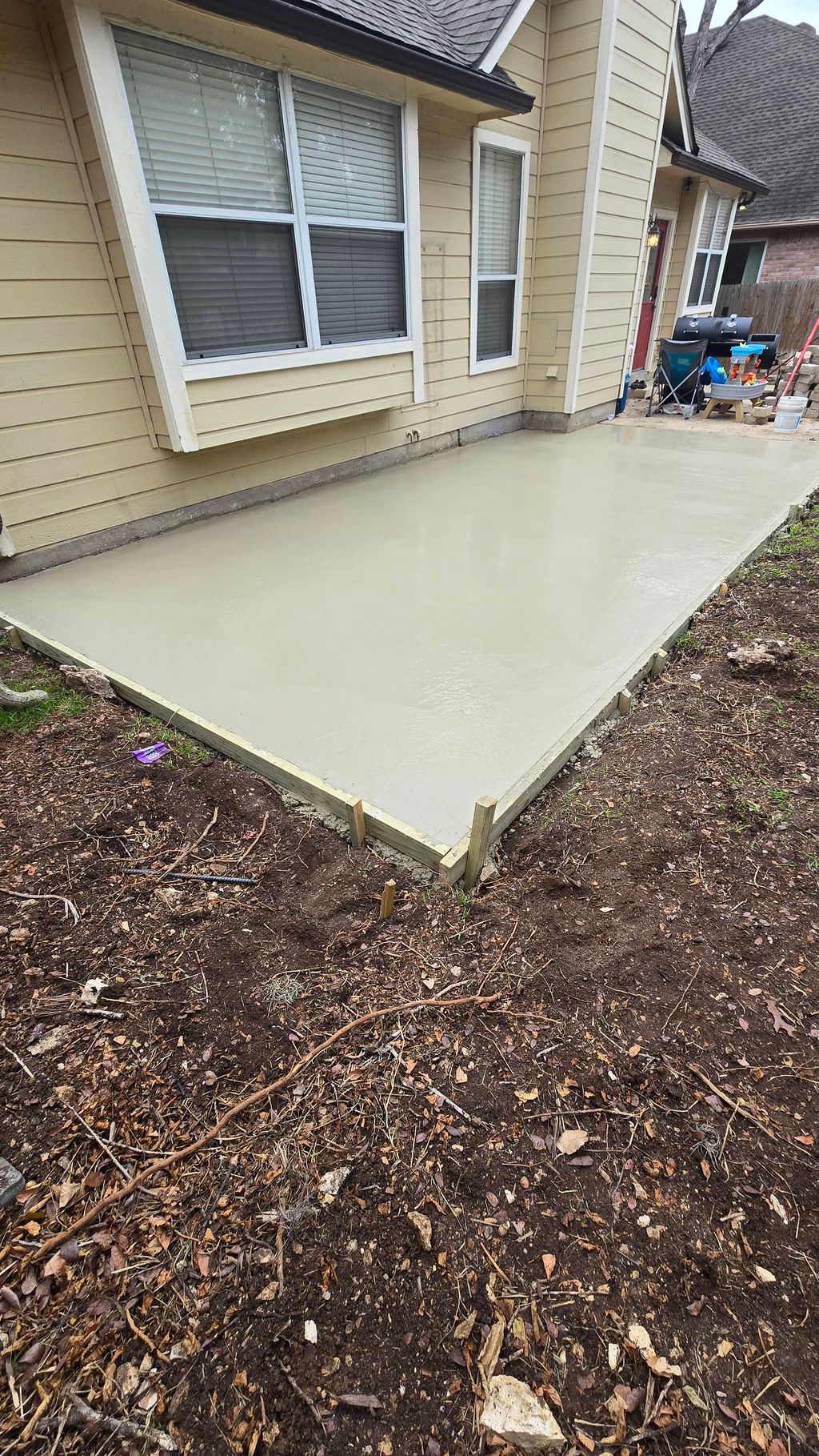 now offering concrete work 