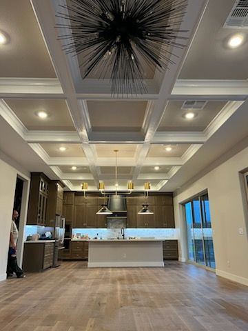 coffered ceilings