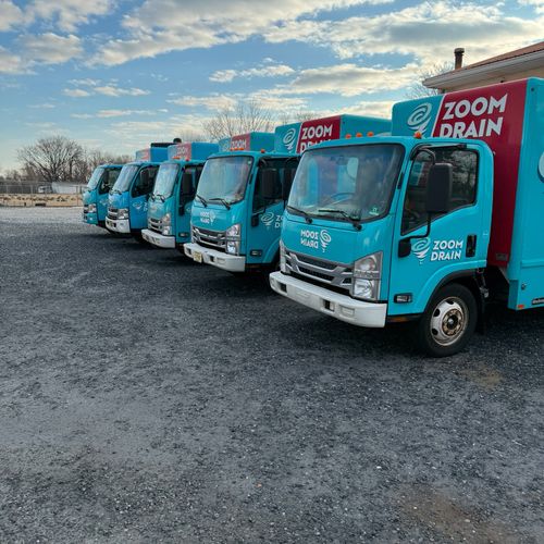 Trucks all ready for a new day!