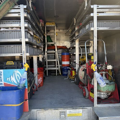 Organized truck to start the day!