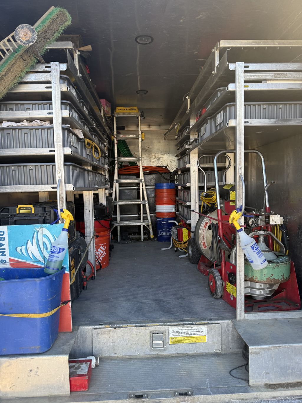 Organized truck to start the day!