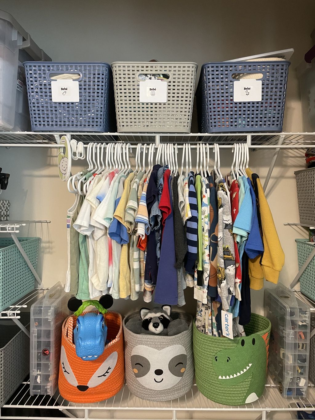 Toddler closet