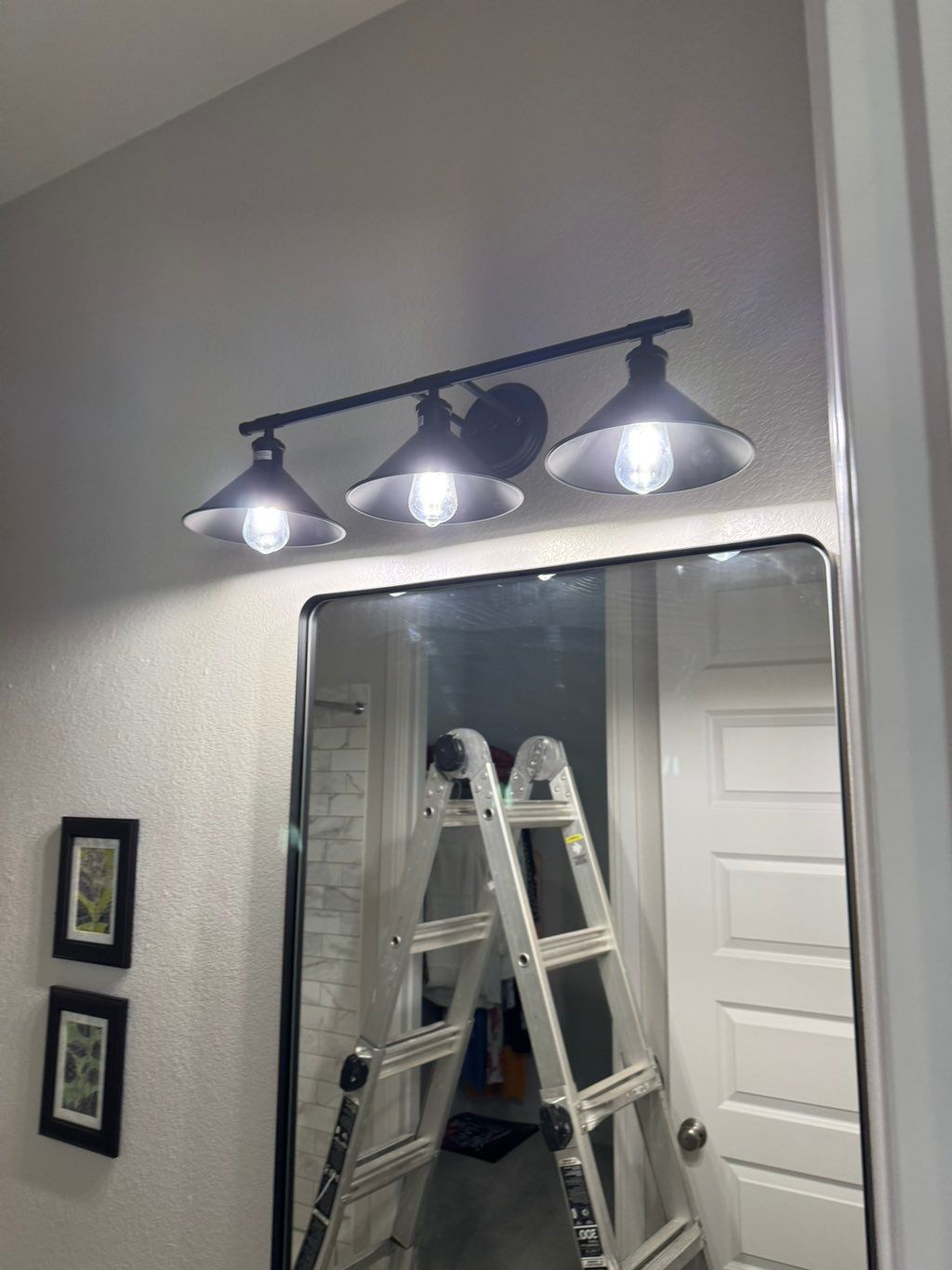 Installed new lighting.