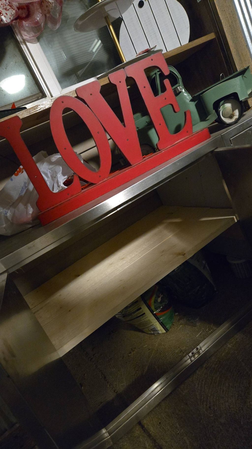 shelving installed 