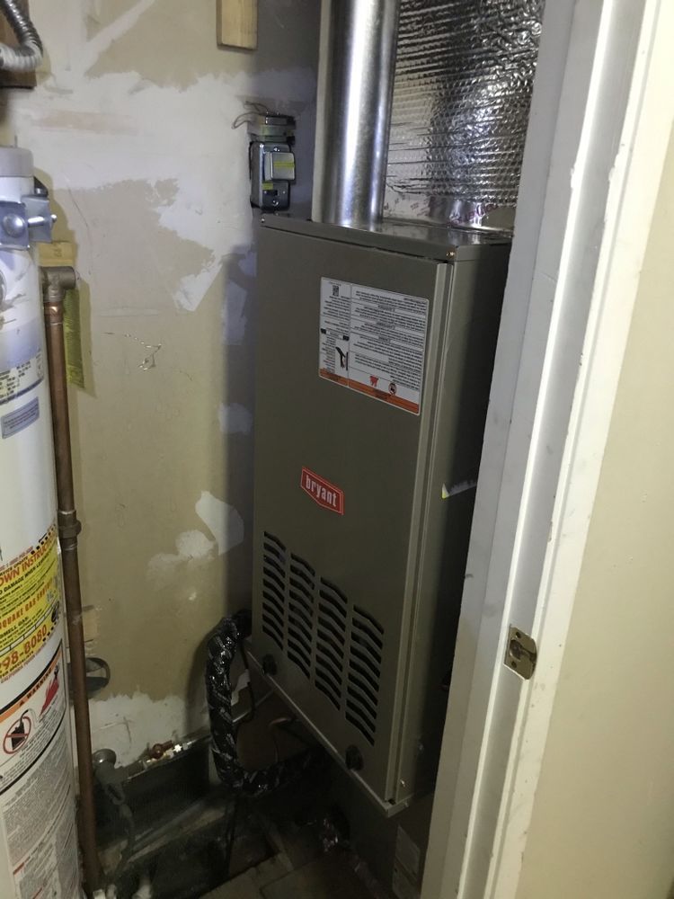 Furnace and new AC installation in San Jose