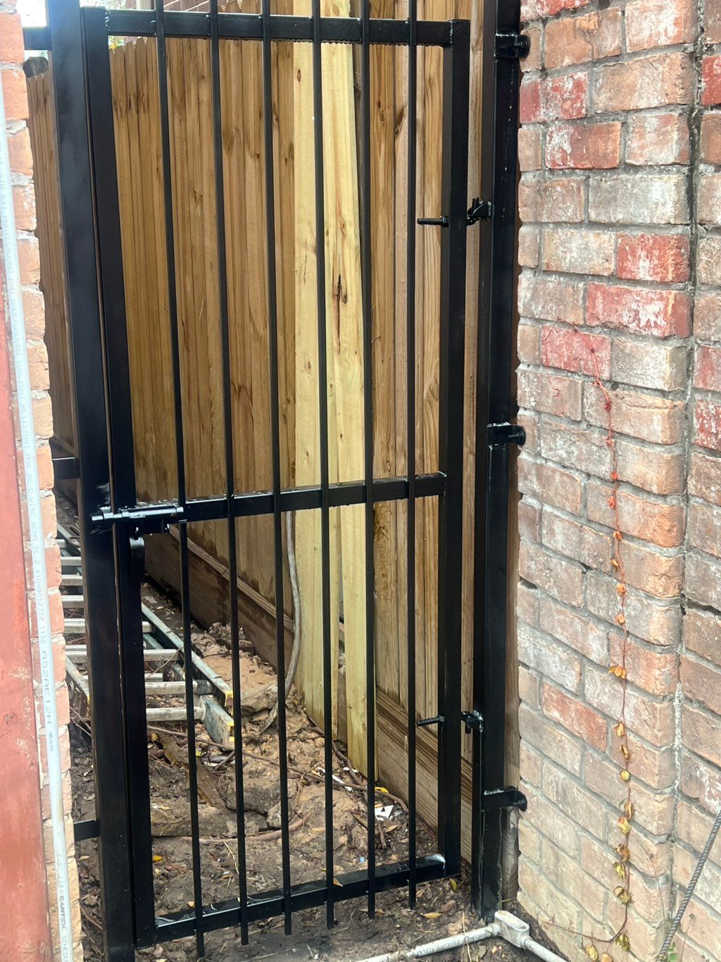 I’m am so happy with newly installed iron gate tha