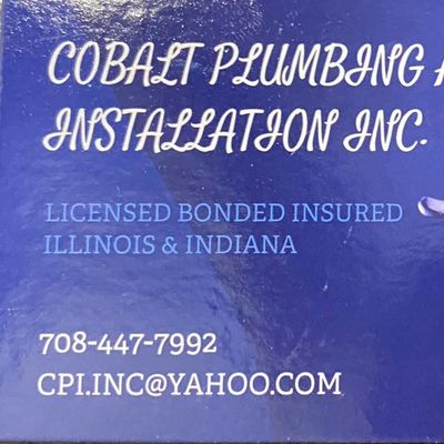 Avatar for Cobalt plumbing & installation