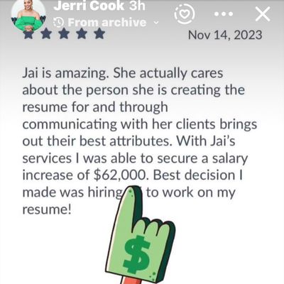 Avatar for Jai Resume Doctor ($177 Complete Package)