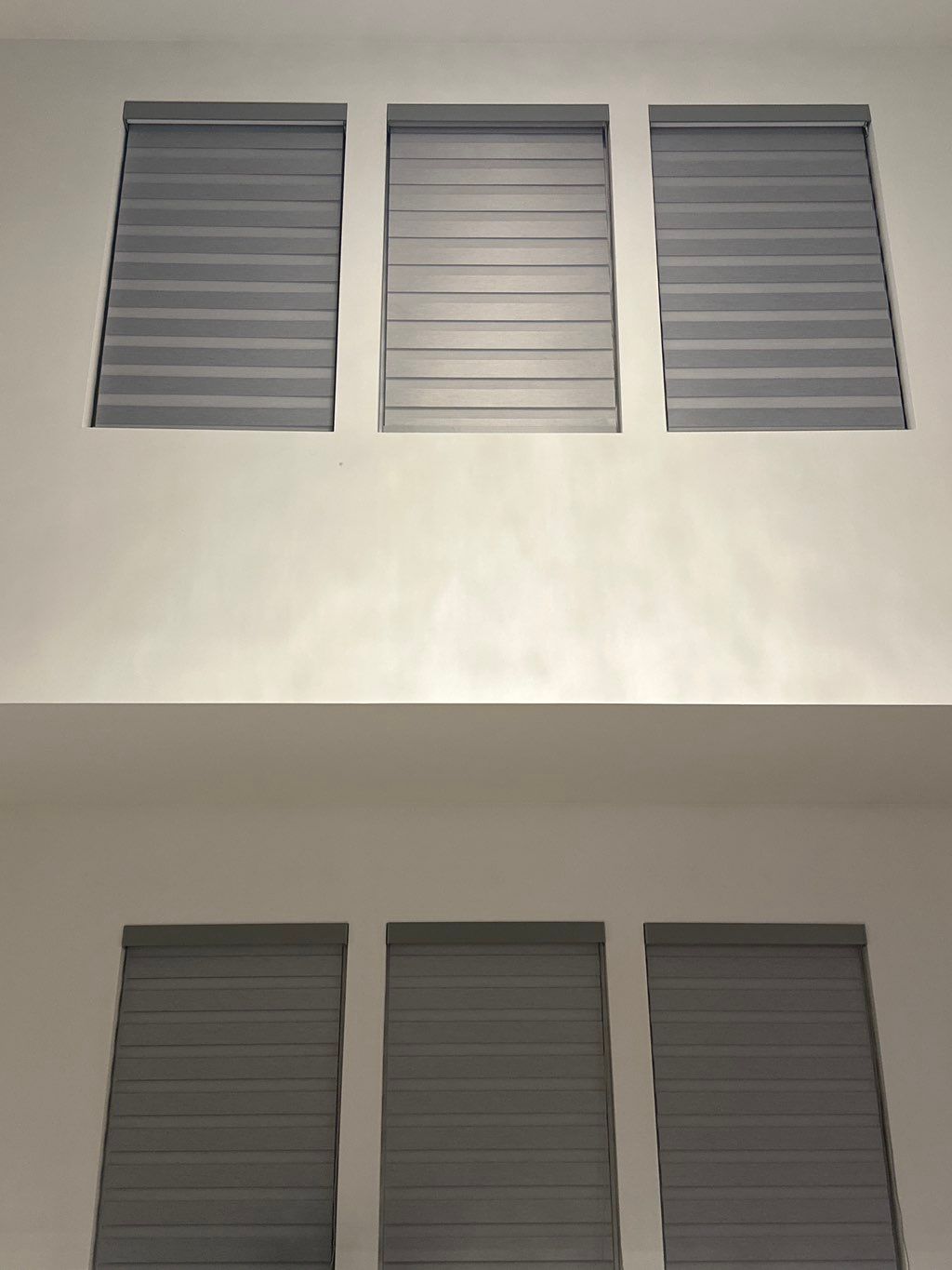 Vlad have installed motor blinds in a two story li