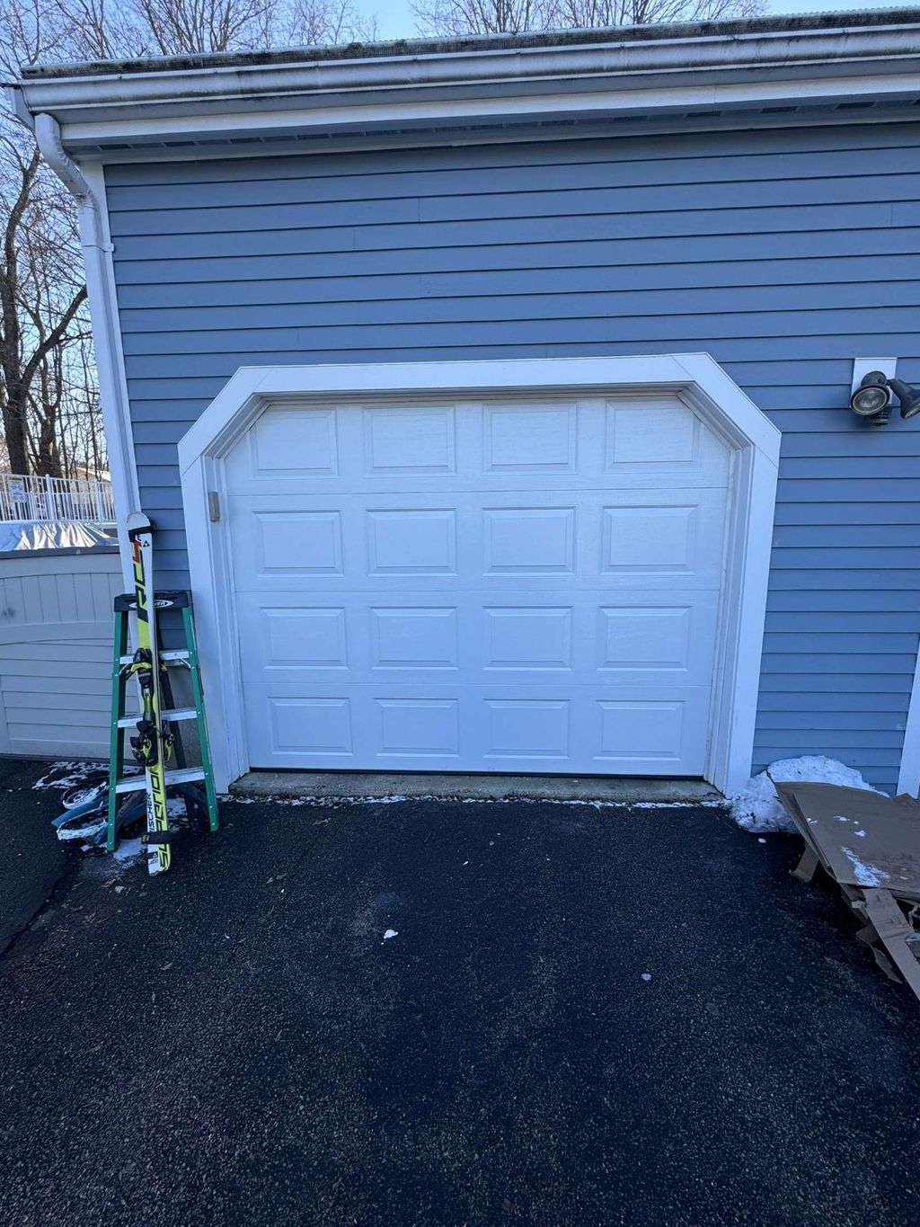 Sebastian came out today and replaced my old doors