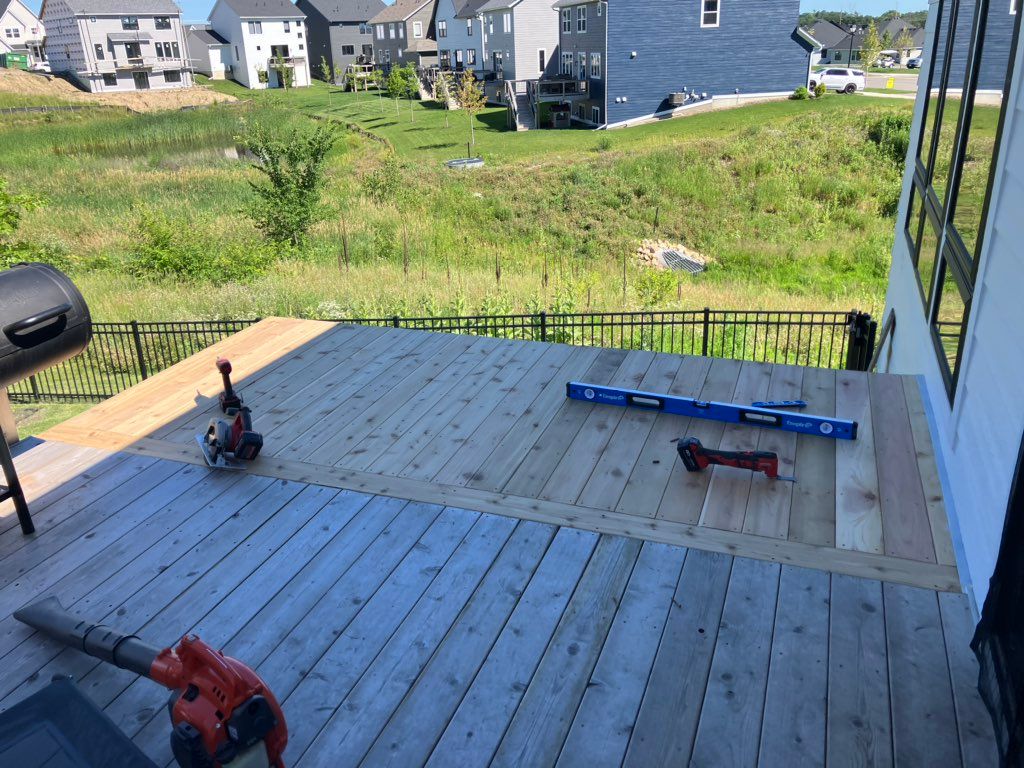 Deck addition 