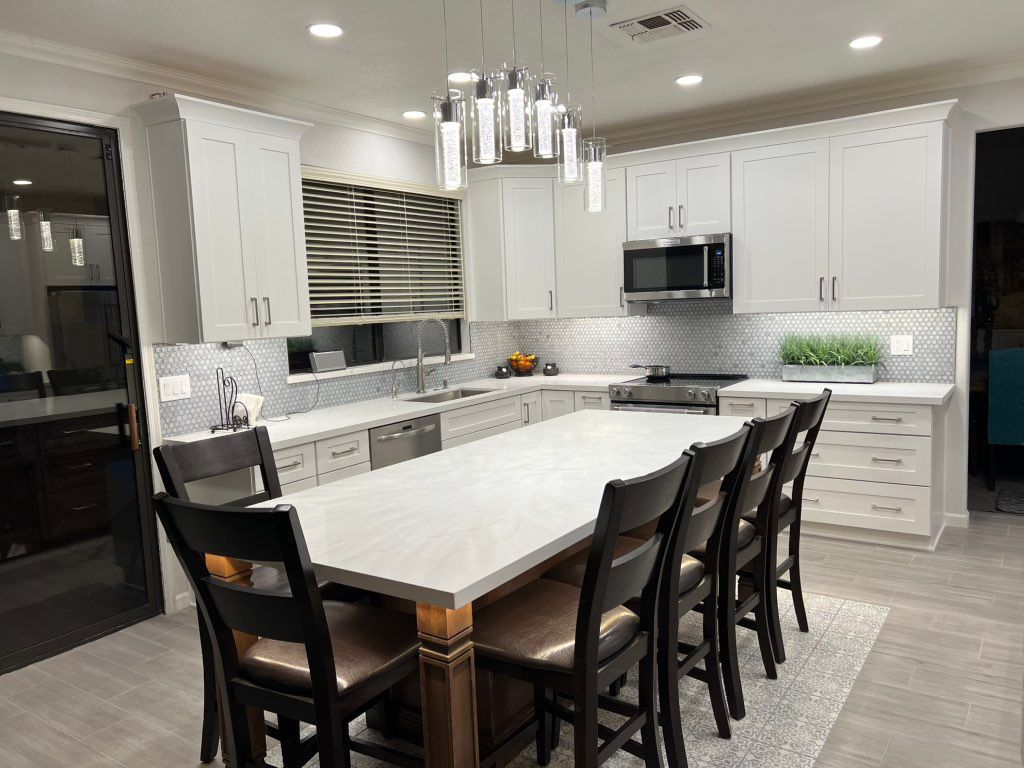 Ground up kitchen with fridge relocation 
Design a