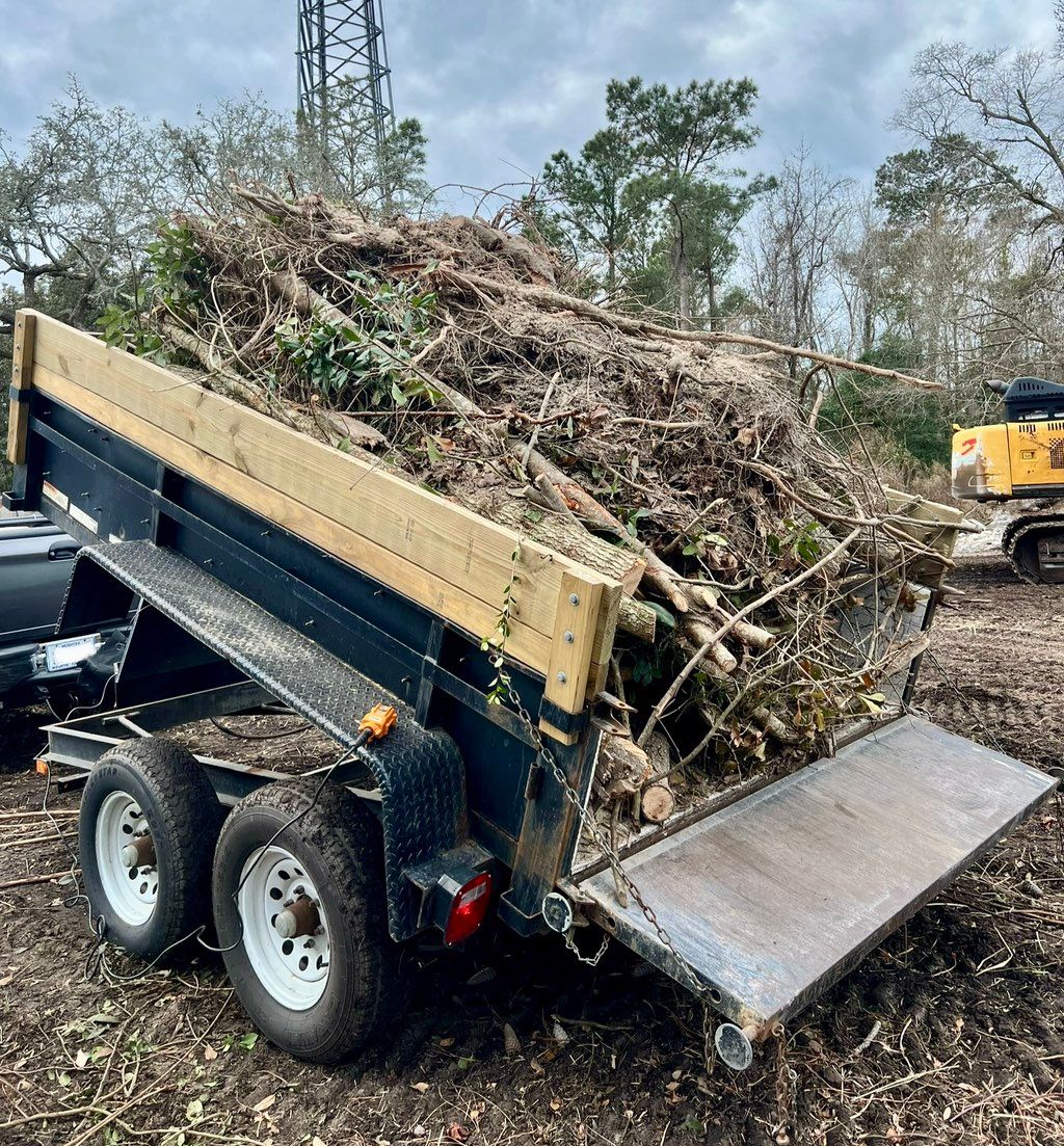 Vegetative debris haul off