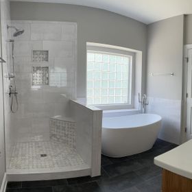 Bathroom remodel in Cary, NC.